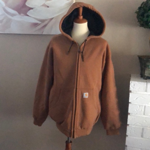 Carhartt Shirts Carhartt Rain Defender Zip Up Hoodie Thermal Lined